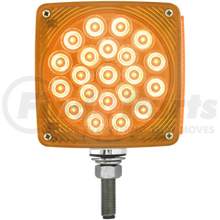 Optronics STL53ARDB Square dual face red/yellow pedestal mount light