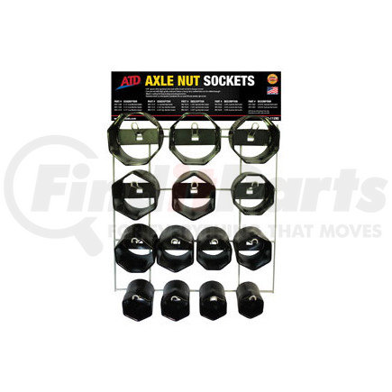 ATD Tools 11292 14 Pc. Axle Nut Socket Display