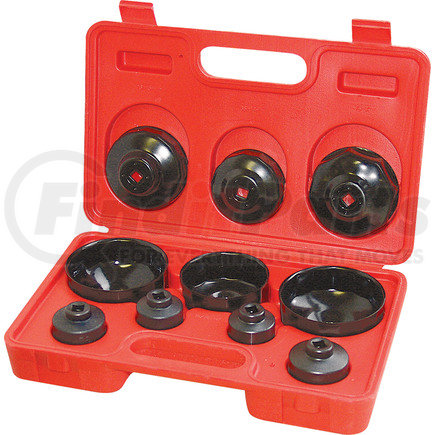 CTA Tools 26400 10 Piece Cup Type  Oil Filter Wrench Set