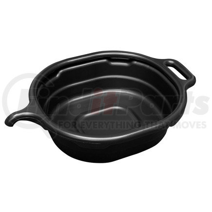 Lisle 17972 4.5 Gallon Oval Drain Pan for Oil, Black