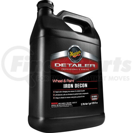 Meguiar's D180101 Wheel & Paint Iron DECON – Pro-Strength Iron Remover - 1 Gallon