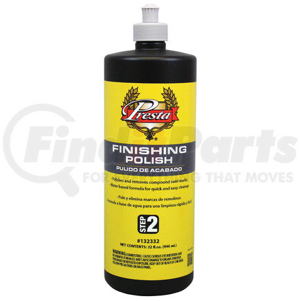 Presta 132332 Shopline Finishing Polish #2, 1 Qt