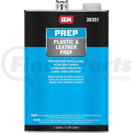 SEM Products 38351 Plastic & Leather Prep - 1 Square Gallon