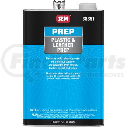 SEM PRODUCTS 38351 Plastic & Leather Prep - 1 Square Gallon