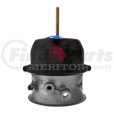 Meritor R873030PEL Air Brake Chamber - Type 30/30L Model, Piggyback Chamber, No Clevis