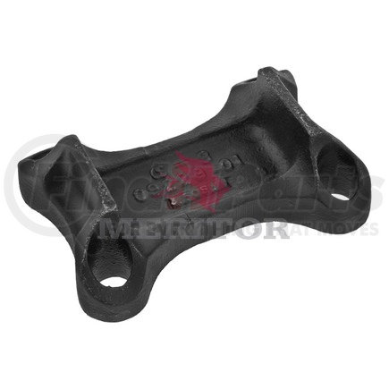 Meritor R3016480 Leaf Spring Axle U-Bolt Plate - Bottom Plate, 5 Square Axle, Inverted U-Bolts