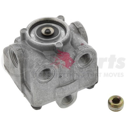 Meritor RKN28132 Air Brake Relay Valve - (2) Supply and (2) Delivery Port, with Integral Bracket