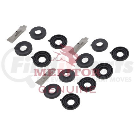 Meritor KIT225269 Tappet Boot Kit - EX225L, EX225H, Rubber Parts, 8 Piston Boots, Grease