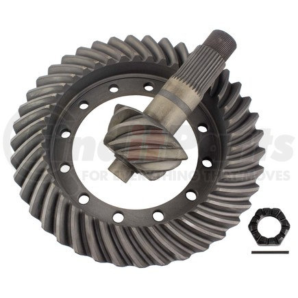 World American 1665342C91R Differential Ring and Pinion - N400, Front, 4.44 Ratio, HD Differential