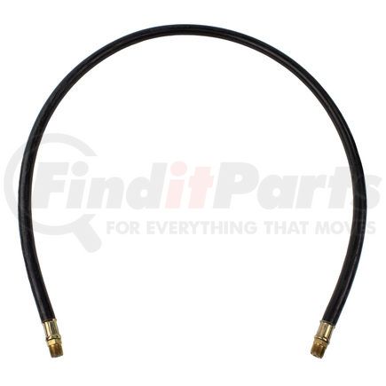 World American WA01-5148 Air Brake Hose Assembly - 54" Length, 3/8", 3/8"-18 NPTF Ends, 1 Fixed/1 Swivel