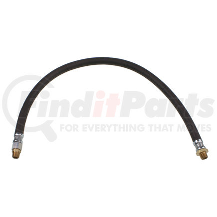 World American WA01-5006 Air Brake Hose Assembly - 32" Length, 1/2", 3/8"-18 NTPF Ends, 1 Fixed /1 Swivel