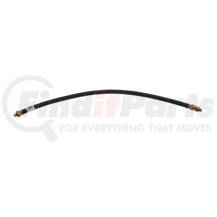 World American WA01-5027 Air Brake Hose Assembly - 26" Length, 3/8", 1/4"-18 NTPF Ends, 1 Fixed/1 Swivel