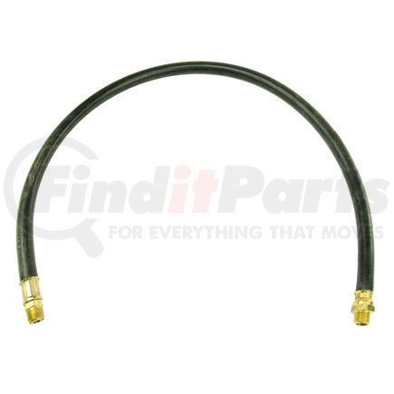 World American WA01-5032 Air Brake Hose Assembly - 48" Length, 3/8", 1/4"-18 NTPF Ends, 1 Fixed/1 Swivel