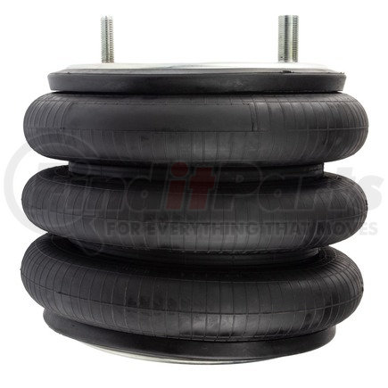 World American WA01-8018C Air Suspension Spring - Triple Convulated, 4.57-18.60" Height, 9.00" dia. Top Plate