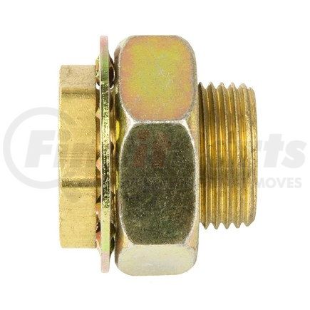 World American WA01-5097 Air Brake Fitting - Terminal Bolt, 3/8" NPT, Female Thread Ends, fits 1.375" Hole