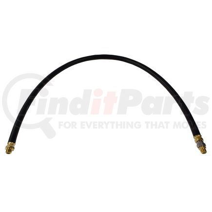 World American WA01-5114 Air Brake Hose Assembly - 50" Length, 1/2", 3/8"-18 NTPF Ends, 1 Fixed /1 Swivel