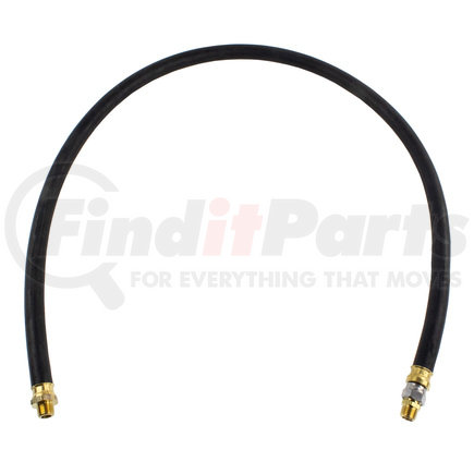 World American WA01-5116 Air Brake Hose Assembly - 54" Length, 1/2", 3/8"-18 NTPF Ends, 1 Fixed /1 Swivel