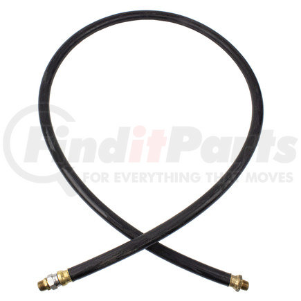 World American WA01-5120 Air Brake Hose Assembly - 72" Length, 1/2", 3/8"-18 NTPF Ends, 1 Fixed /1 Swivel