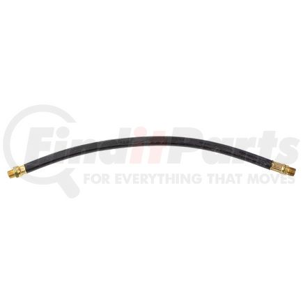 World American WA01-5123 Air Brake Hose Assembly - 22" Length, 3/8", 1/4"-18 NTPF Ends, 1 Fixed/1 Swivel