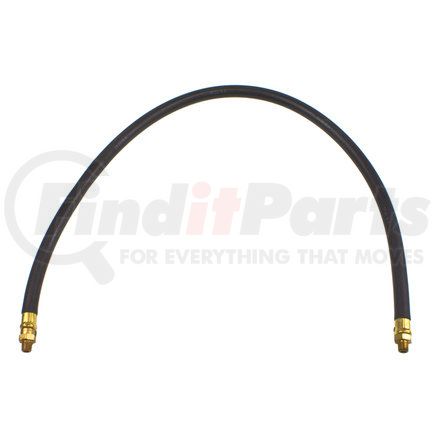 World American WA01-5125 Air Brake Hose Assembly - 34" Length, 3/8", 1/4"-18 NTPF Ends, 1 Fixed/1 Swivel