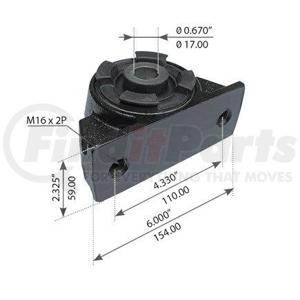 World American WA03-3011 Engine Mount