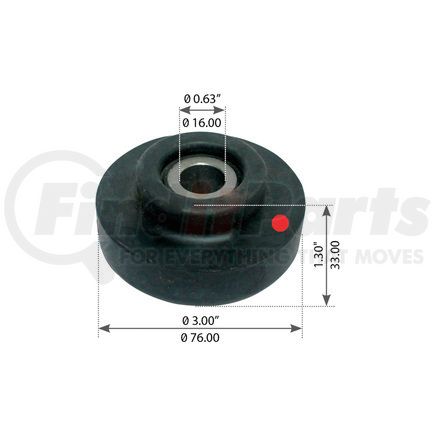 World American WA03-5210 Radiator Mount Bushing