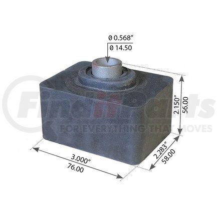 World American WA03-5223 Engine Mount - Rear, on Truck Cab