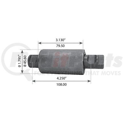 World American WA04-3263 Suspension Equalizer Beam Center Bushing - 5.51" Length, 1.79" Body Diameter