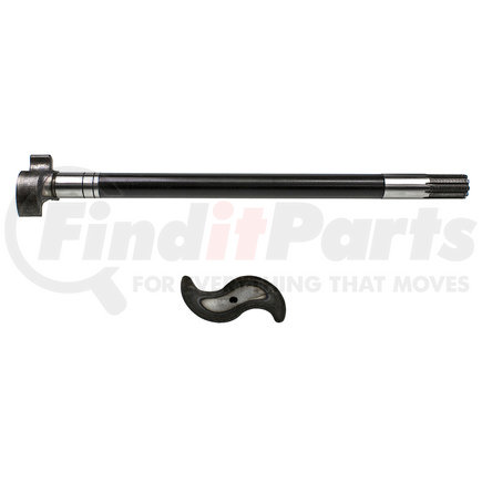 World American WA05-5007 Air Brake Camshaft - Left, 23-7/16" Length, 1-1/2", 10 Spline, for 16.5" Brake Standard