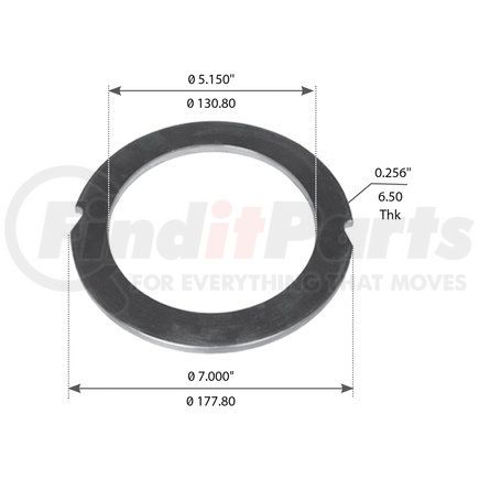 World American WA07-2264 Washer - Thrust, 5.150" ID, 7.000" OD, 0.256" Thick, for Volvo