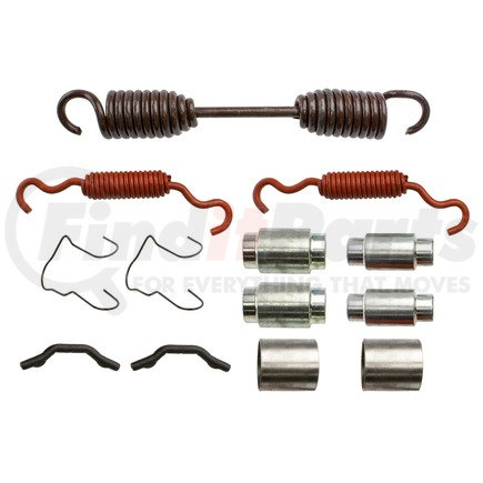 World American WA08-5015 Drum Brake Hardware Kit - for Dana 16-1/3" x 7" Extra Life Brake Shoe Kit