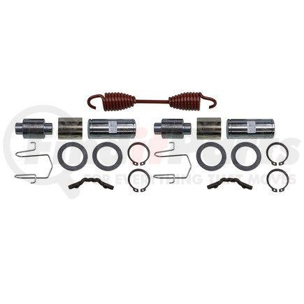 World American WA08-5081 Drum Brake Hardware Kit - for Dana/Spicer 12-1/2", "FC" Style Shoes with Weld-On Spider