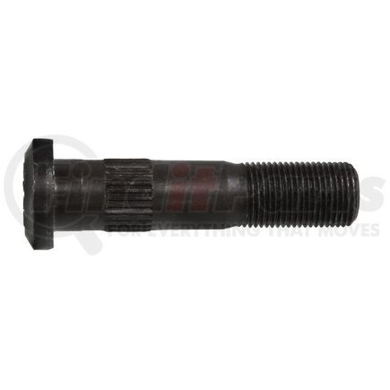 World American WA07-6140 Wheel Stud - Right Hand, 3 3/8" Length, Headed Disc, Serrated Body, with Raised Shoulder