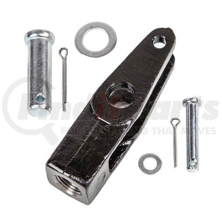 World American WA07-7052 Air Brake Slack Adjuster Clevis - 5/8"-18 Thread Dia., 1/2" Clevis Pin Dia., 1/4" Straight