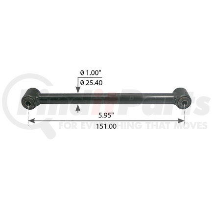 World American WA12-2458 Suspension Stabilizer Bar - 5.95" Length, 1.00" Diameter, for Kenworth