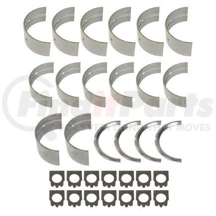 World American WA902-17-6621 Engine Crankshaft Main Bearing Set - Fits Cummins N14 (.020)