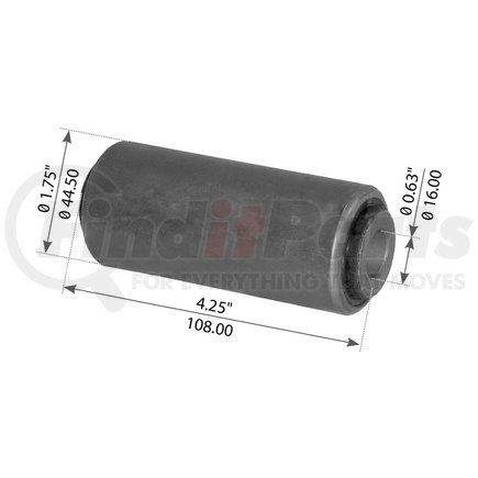 World American WAB65-6010 Suspension Equalizer Beam Center Bushing - 4.250" Length, 1.750" Body Diameter