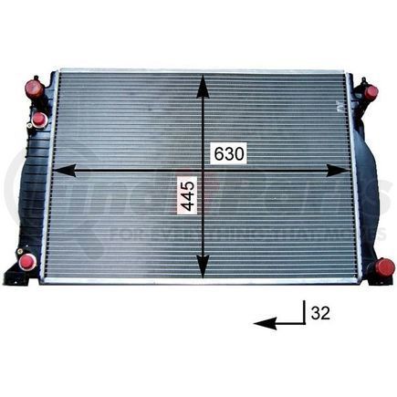 HELLA 376715341 Radiator