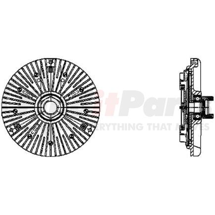 HELLA 376733001 E/C Fan Clutch