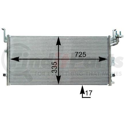 HELLA 351303071 Condenser