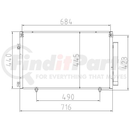 HELLA 351307481 Condenser