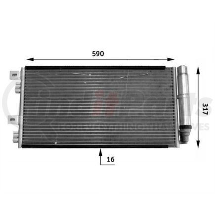 HELLA 351300641 Condenser