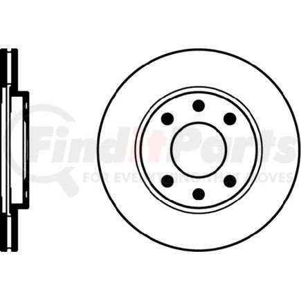 HELLA 355101801 Disc Brake Rotor