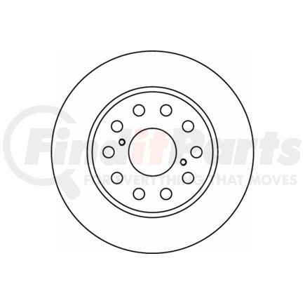 HELLA 355108711 Disc Brake Rotor