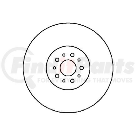 HELLA 355109381 DISC BRAKE ROTOR