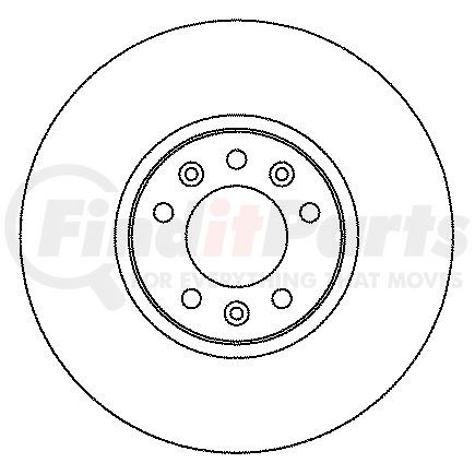 HELLA 355113671 Disc Brake Rotor