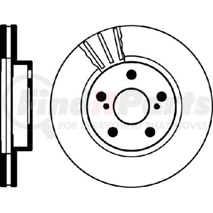 HELLA 355104891 Disc Brake Rotor