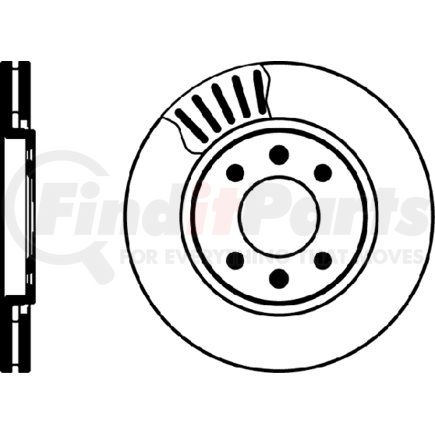 HELLA 355105031 Disc Brake Rotor