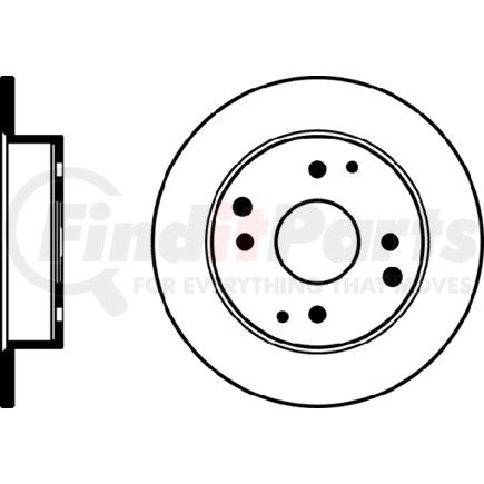 HELLA 355105311 Disc Brake Rotor