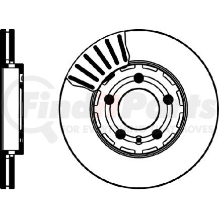 HELLA 355105361 Disc Brake Rotor